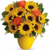 Pour on the fun by sending this dazzling bouquet of summer&#039;s brightest