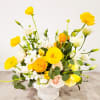 Like a butterfly flittering through spring air, a cheerful, heartwarming arrangement.