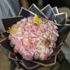 50 pink roses 