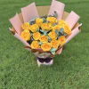 Yellow roses with eucalyptus - Virginia Beach Florist

Standard- 12 roses
Deluxe-25 roses
Premium- 36