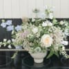 A selection of soft florals from the garden. This arrangement is full