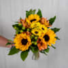 Brighten up your prom night with our radiant Sunflower Serenade Prom Bouquet.