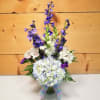 Blue Skies Bouquet by Savilles Country Florist  approx. 21&quot; H x