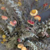 A beautiful wildflower mix of yellow and neutral colored. This dried flower