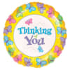 An 18&quot; Mylar balloon with the words Thinking of You. Balloon style