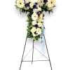 The &quot;Blue Serenity Memorial Easel&quot; is a beautifully crafted tribute designed in