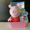 Peppa pig plush coloring book and markers with toy 