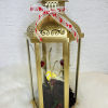 Romantic Lantern Keepsake
A charming gold lantern filled with preserved roses, delicate accents