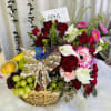 Bloom &amp; Harvest Basket

A delightful blend of nature&rsquo;s finest! This handwoven basket