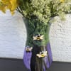 This radiant bouquet features cheerful yellow alstroemeria blooms beautifully complemented by deep