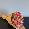 Hot pink roses dried bouquet. Small size. 