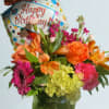 6 inch myler included. A joyous symphony of colorful Gerbera Daisies, elegant