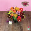 The Beretania Florist Ruby Tropical bouquet is a stunning and unique floral