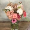 A smaller, yet super pretty arrangement placed in a smaller jar/vase (4