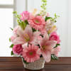 This fresh pink bouquet makes a perfect tribute to honor a special