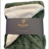 Bundle up with this plush throw blanket! Each blanket features a thick