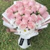 Soft, sweet, and timeless, Pink Perfection features elegant light pink roses paired