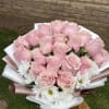 Soft, sweet, and timeless, Pink Perfection features elegant light pink roses paired
