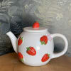 This ceramic teapot and mug set is the perfect gift. Hand painted