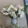 Elegant white flowers arraignment 