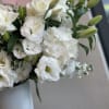 Elegant white flowers arraignment 