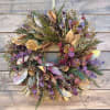 100% natural materialled preserved wreath. 
