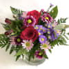 For those who love purple and red this bouquet has it all.
