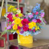 A modern take on floral gifting, this eye-catching mixed summer box is