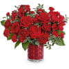 As radiant as your love, this romantic Valentine&#039;s Day bouquet shines beautifully
