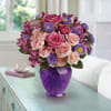 This breathtakingly gorgeous bouquet features an elegant blend of pink roses and