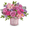 Experience timeless elegance with the Dazzling Gem jar, featuring a radiant pink