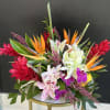 Indulge your senses with a mixed tropical arrangement this summer. Makes for