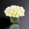 Make a bold statement with this elegantly simple design. White roses symbolize