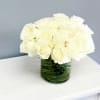 Make a bold statement with this elegantly simple design. White roses symbolize