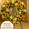Honor the memory of a loved one with this beautiful wreath made
