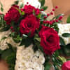 Sympathy Cross with an easel &ndash; A floral cross that will truly