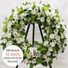 Celebrate the life of a special person with this spectacular remembrance wreath.