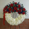 A perfect way to honor their beliefs and actions, this red, white