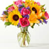 Delight and jubilation arrive at their doorstep with this colorful bouquet of