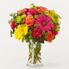 Like a refreshing glass of fruit punch, this rainbow arrangement will lift