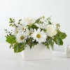 Create a serene and timeless atmosphere with our Fresh Linen Box Bouquet