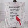 Beautiful comfort expressing a beautiful message for a loved one who needs