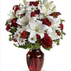 DESCRIPTION
SIZES
Add some romance with this rich arrangement of luxurious flowers in classic