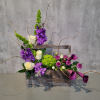 We love the combination of purple, green and white - especially in
