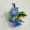 Blue Boutonniere 