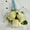 Blue Boutonniere 