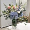 St. Jean is an incredible display of blues, lavenders, peach and white