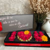 A sleek rectangular &lsquo;I Love You&rsquo; box brimming with premium, long-lasting roses
