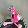 Cute pink flamingo stuffy!