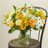 Introducing &quot;Lemonade,&quot; a refreshing and vibrant Thanksgiving Flower Arrangement. This delightful bouquet